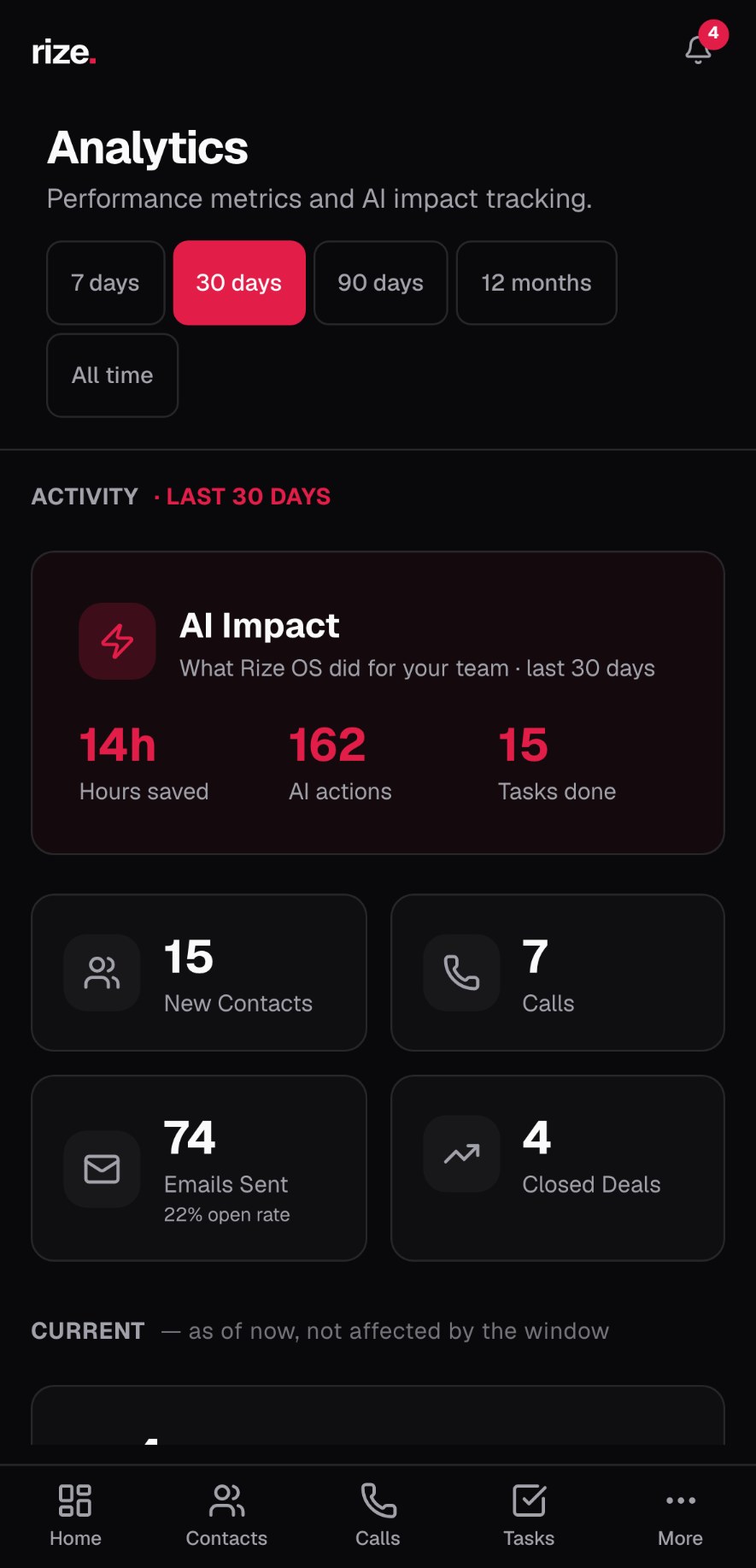 Analytics on mobile
